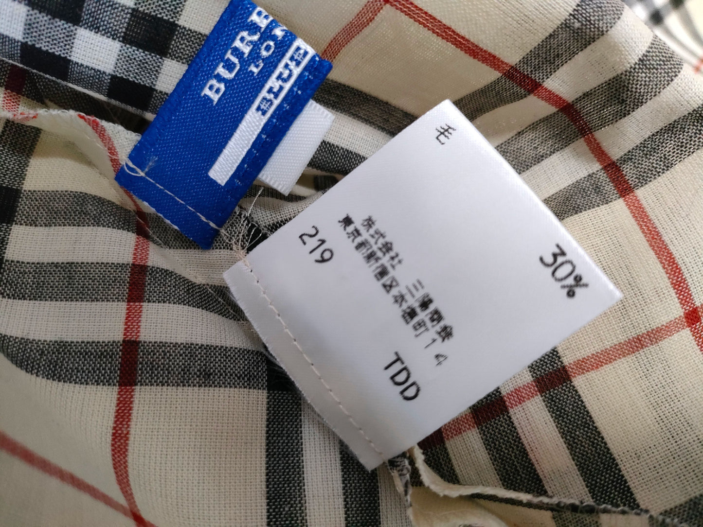 BURBERRY Blue Label Nova Check Wrap Skirt