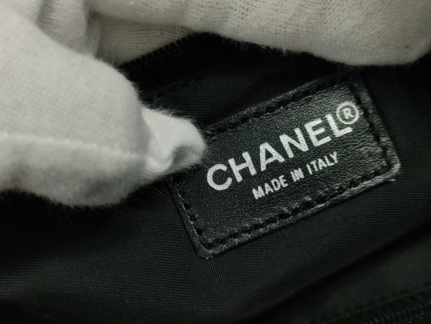 CHANEL New Travel Line GM Nylon and Leather Tote Bag, Black