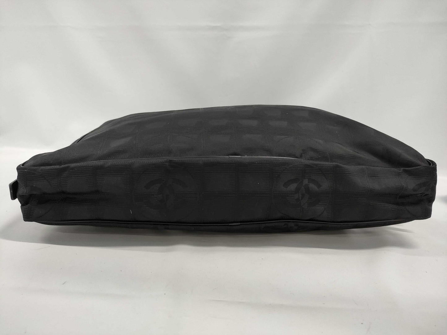 CHANEL New Travel Line Nylon x Leather Business Bag Black Tote Bag