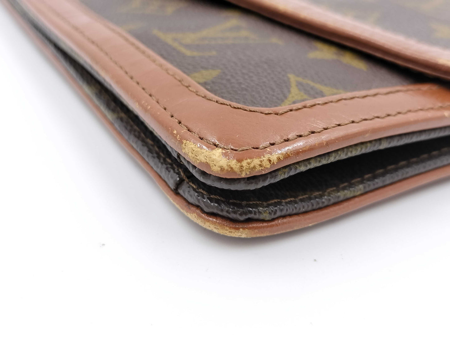 LOUIS VUITTON Monogram Pochette Dame Clutch Bag