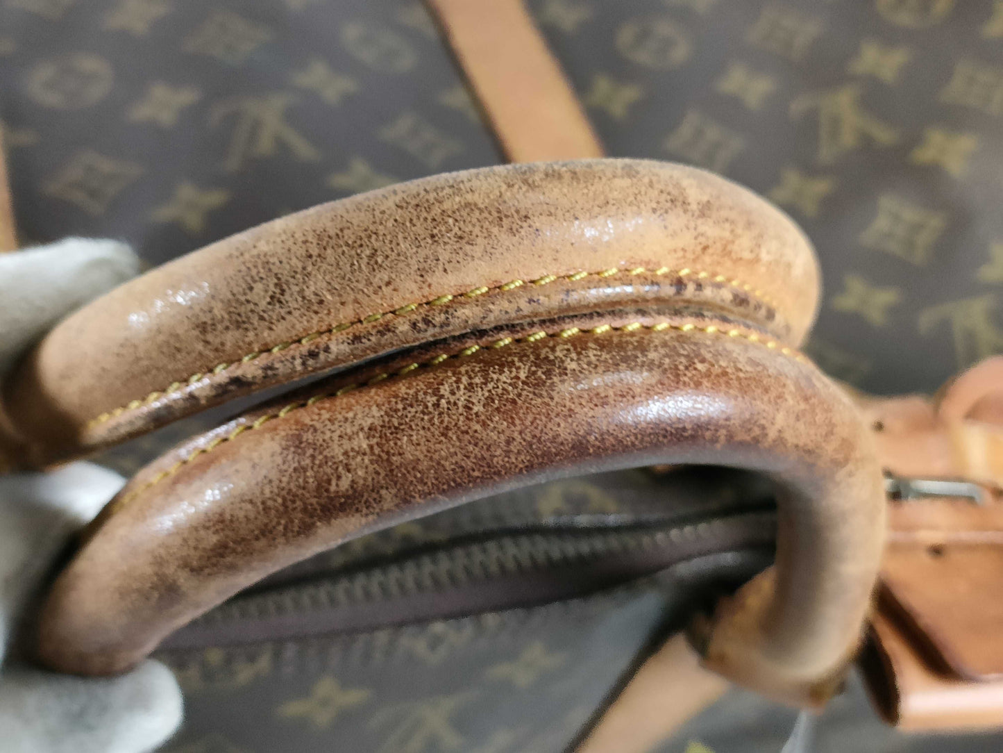 LOUIS VUITTON RFID Unverified 823** Monogram M41422 Keepall 60 Boston Bag