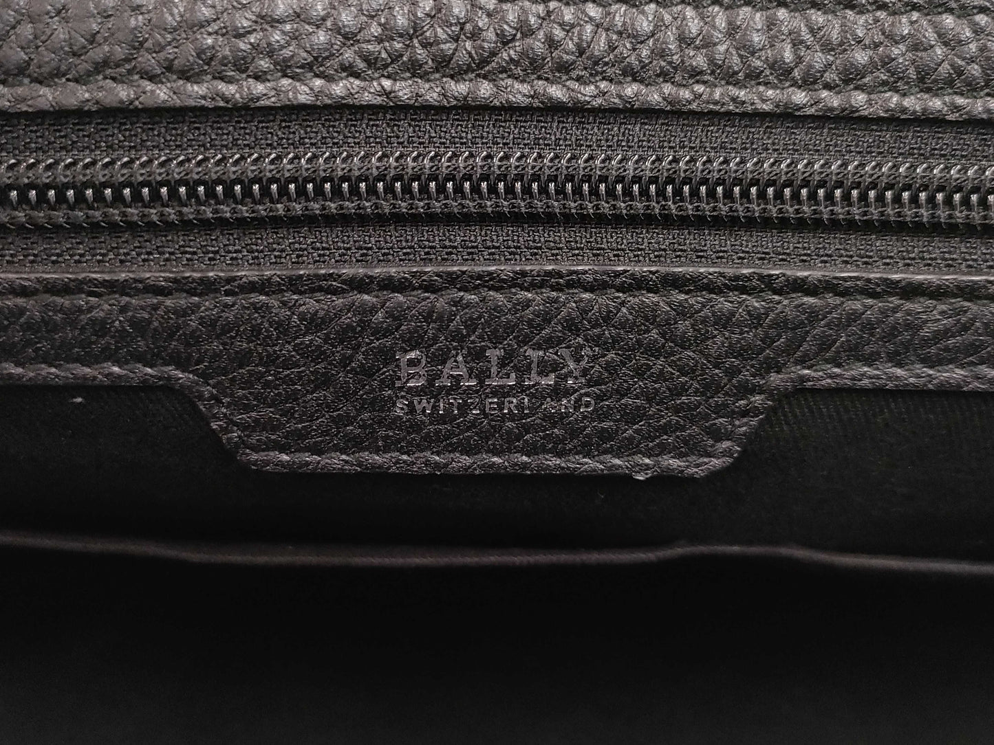 BALLY / Leather Business Bag Business Bag