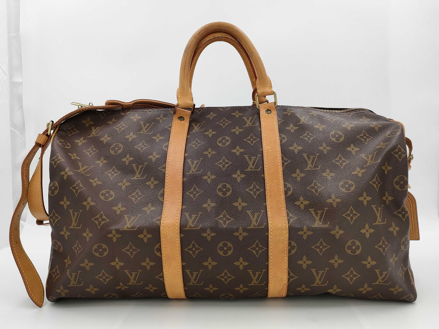 LOUIS VUITTON Monogram M41416 Keepall Bandouliere 50 Boston Bag