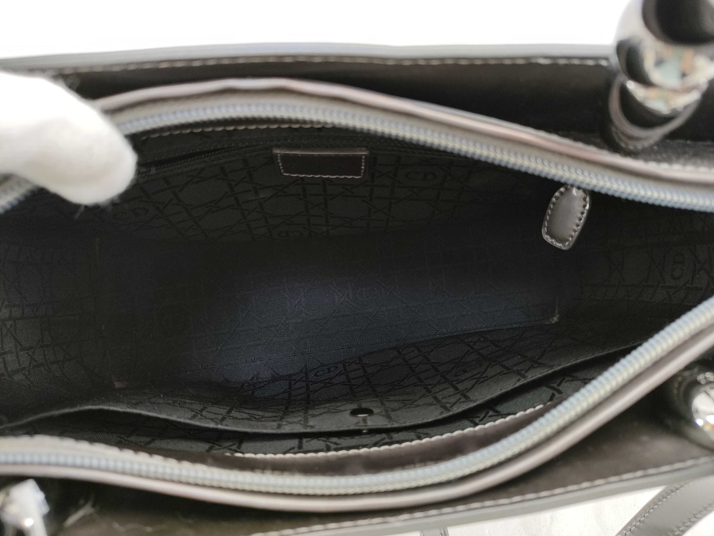 Dior Maris Pearl 2-Way Gray Handbag