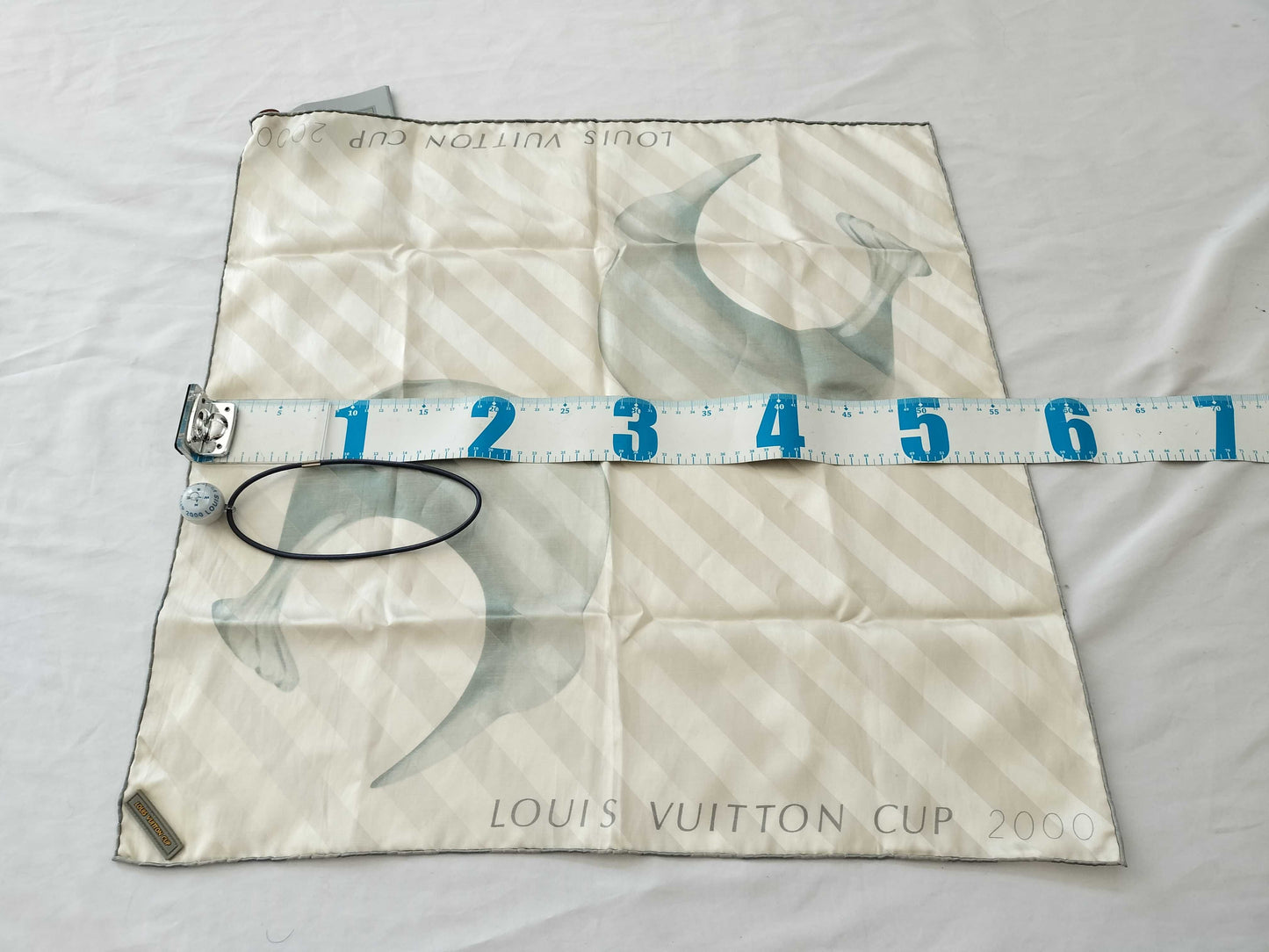 LOUIS VUITTON Louis Vuitton Cup 2000 Scarf/Compass Necklace *2 Scarf