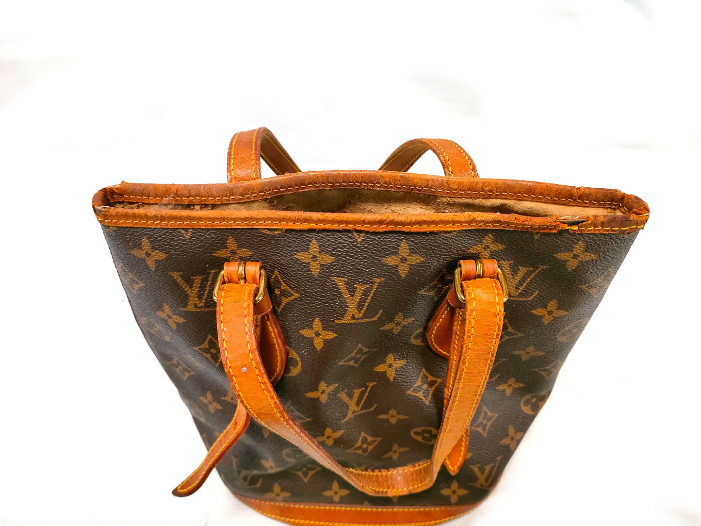 LOUIS VUITTON M42278 Monogram Old Bucket PM Tote Bag