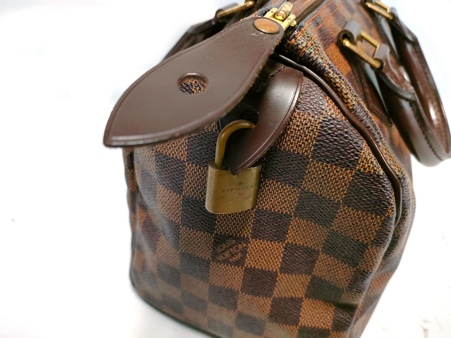 LOUIS VUITTON N41368 Damier Speedy 25 Boston Bag
