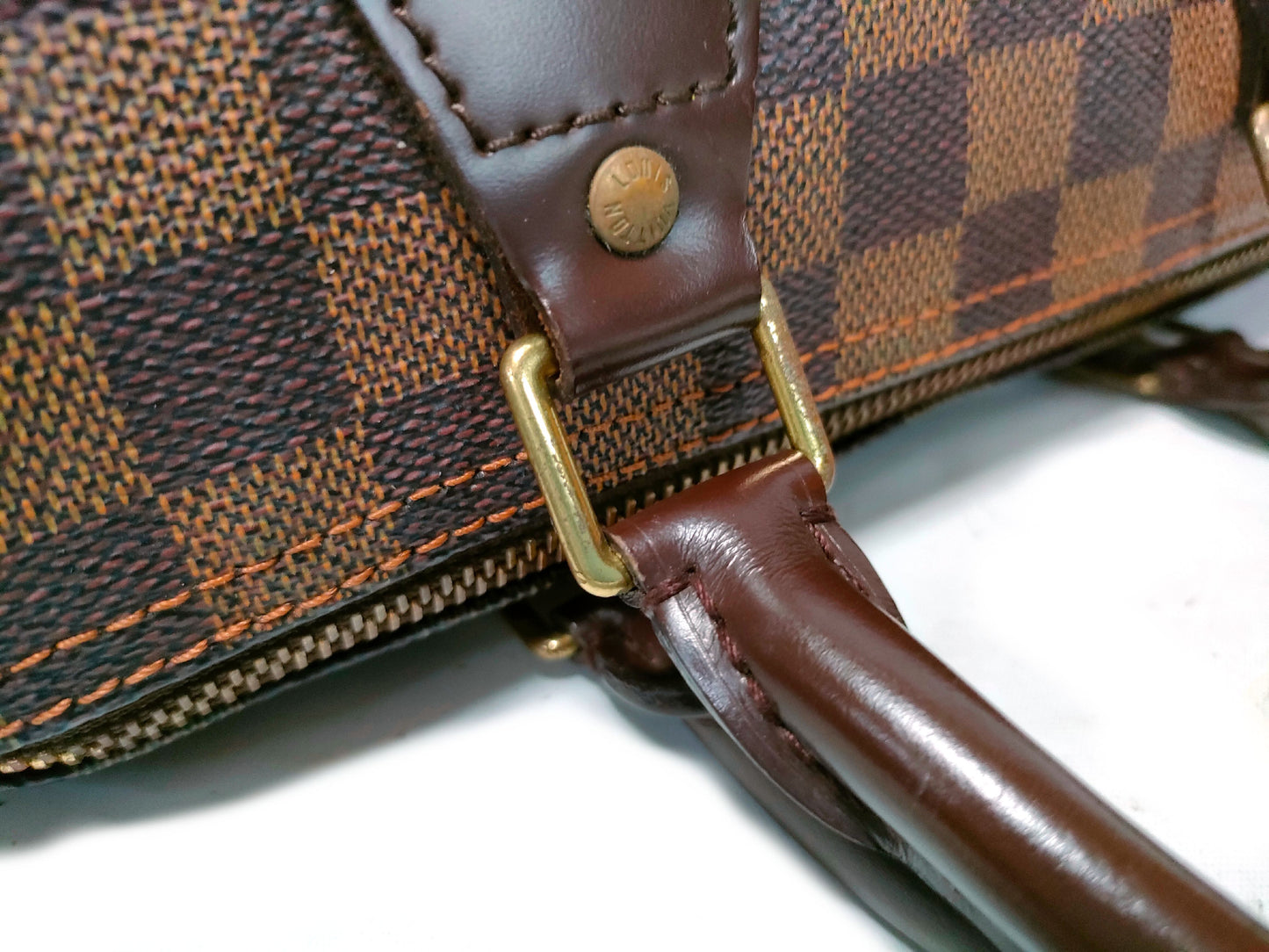 LOUIS VUITTON N41368 Damier Speedy 25 Boston Bag