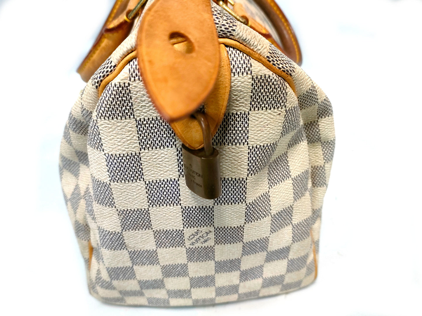 LOUIS VUITTON N41533 Damier Azur Speedy 30 Boston Bag