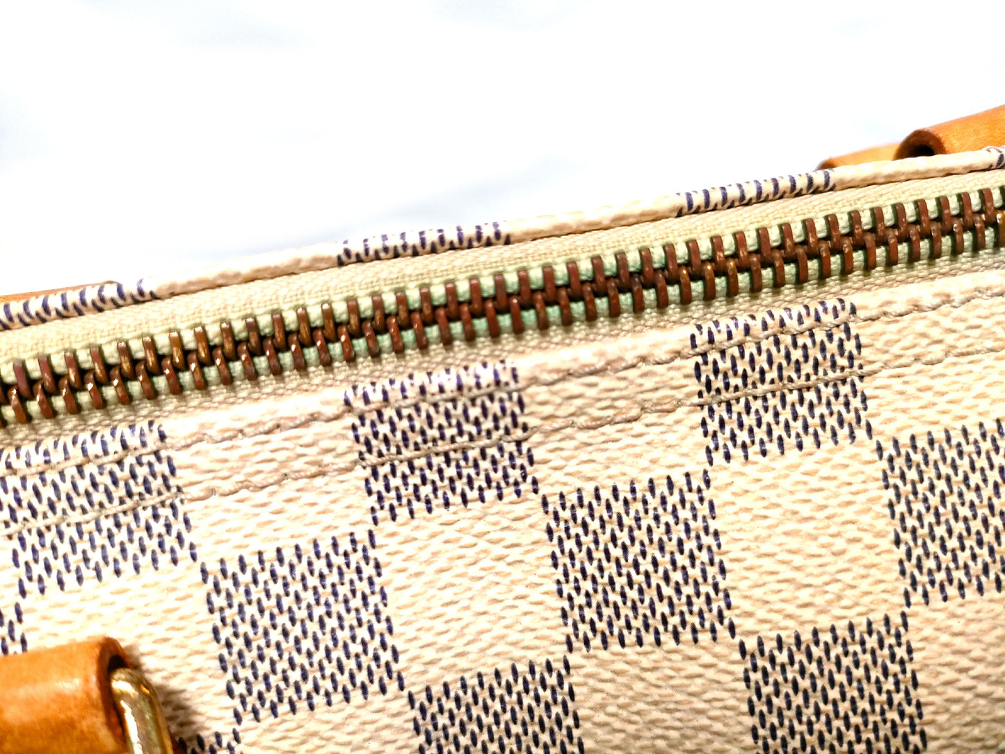 LOUIS VUITTON N41533 Damier Azur Speedy 30 Boston Bag