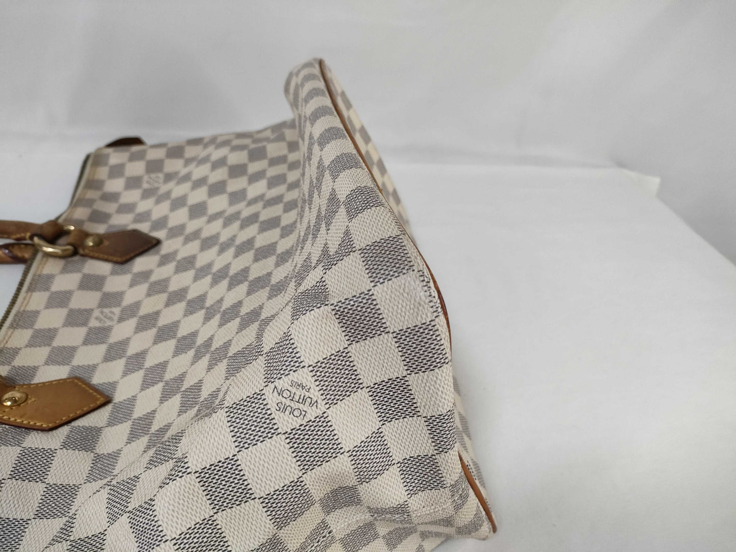 LOUIS VUITTON N51185 Damier Azur Saleya MM Tote Bag