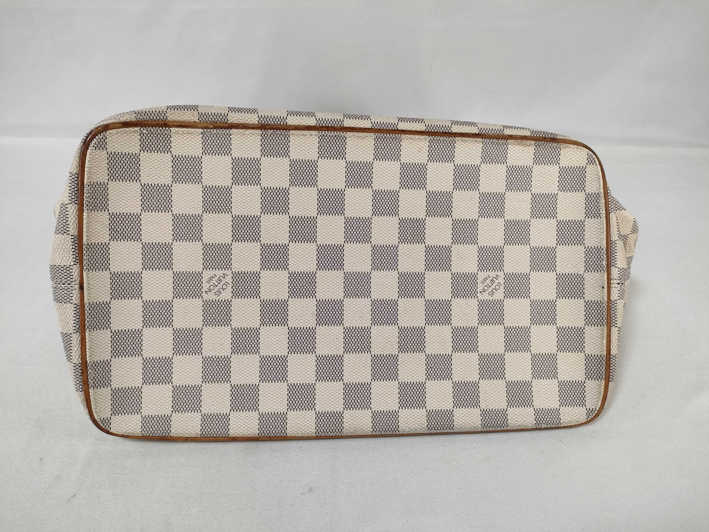 LOUIS VUITTON N51185 Damier Azur Saleya MM Tote Bag