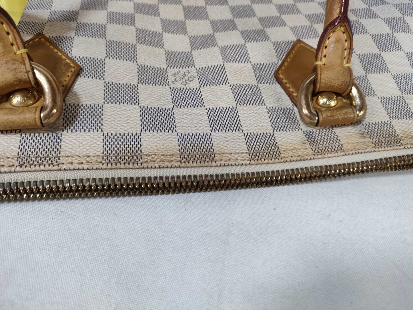 LOUIS VUITTON N51185 Damier Azur Saleya MM Tote Bag