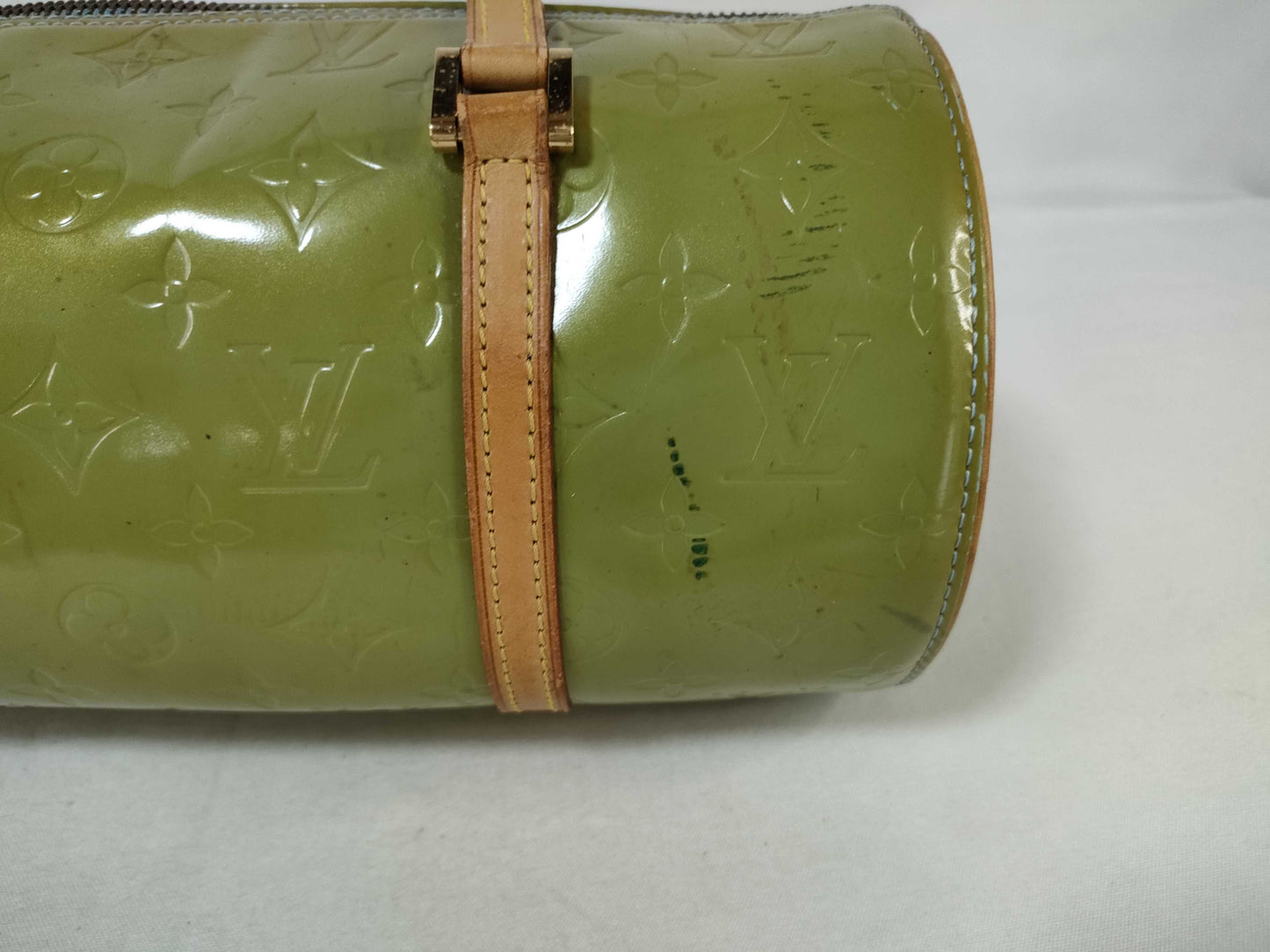 LOUIS VUITTON M91309 Vernis Papillon Green Handbag