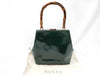GUCCI Bamboo 000 781 0295 Enamel Handbag