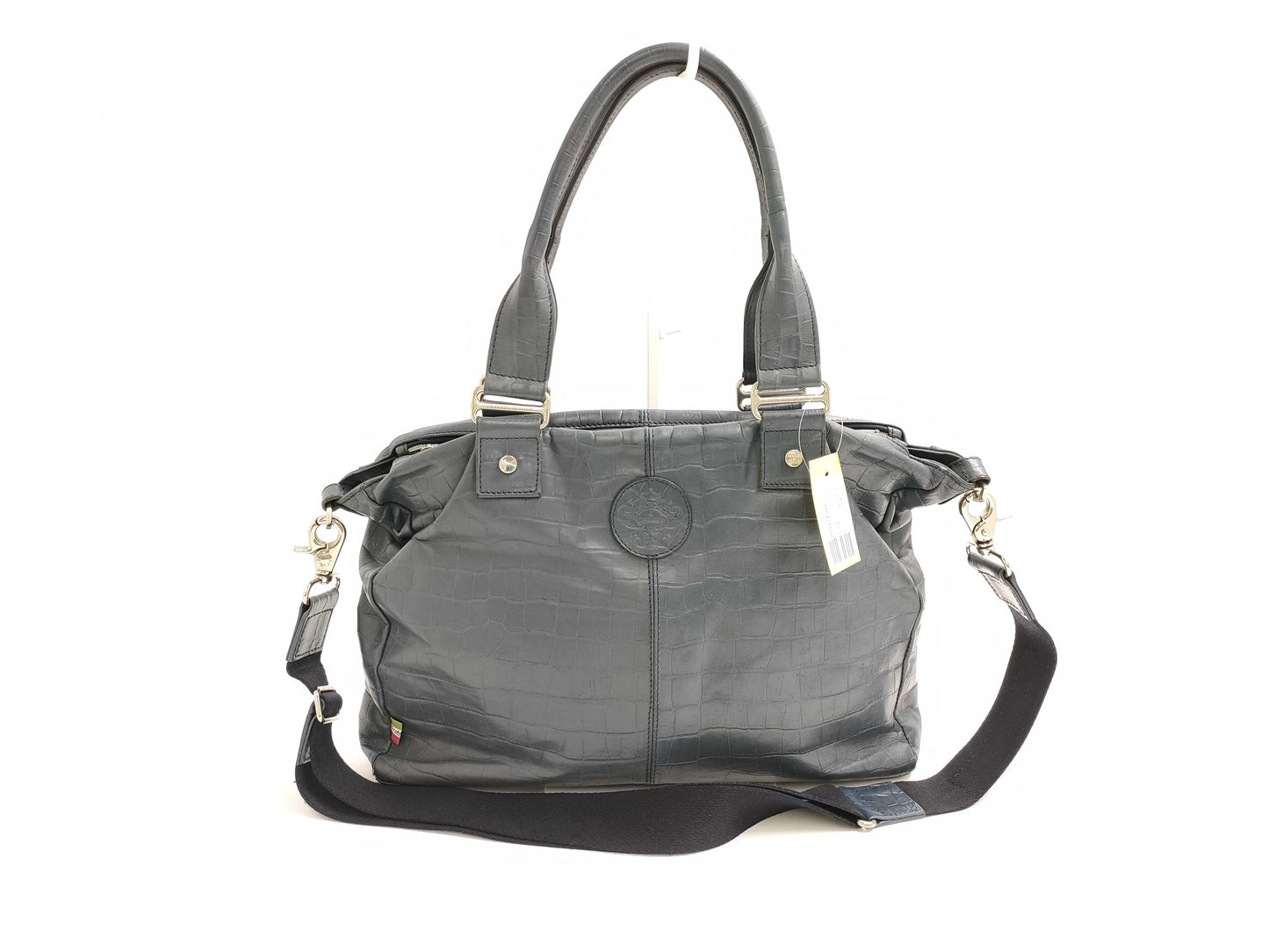 Orobianco Orobianco 20th Anniversary 2-Way Crocodile Leather Bag/Embossed Shoulder Bag