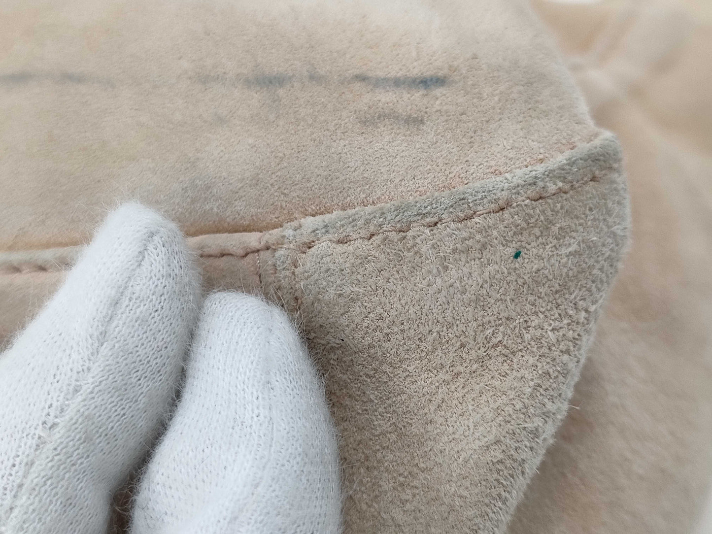 FENDI suede handbag