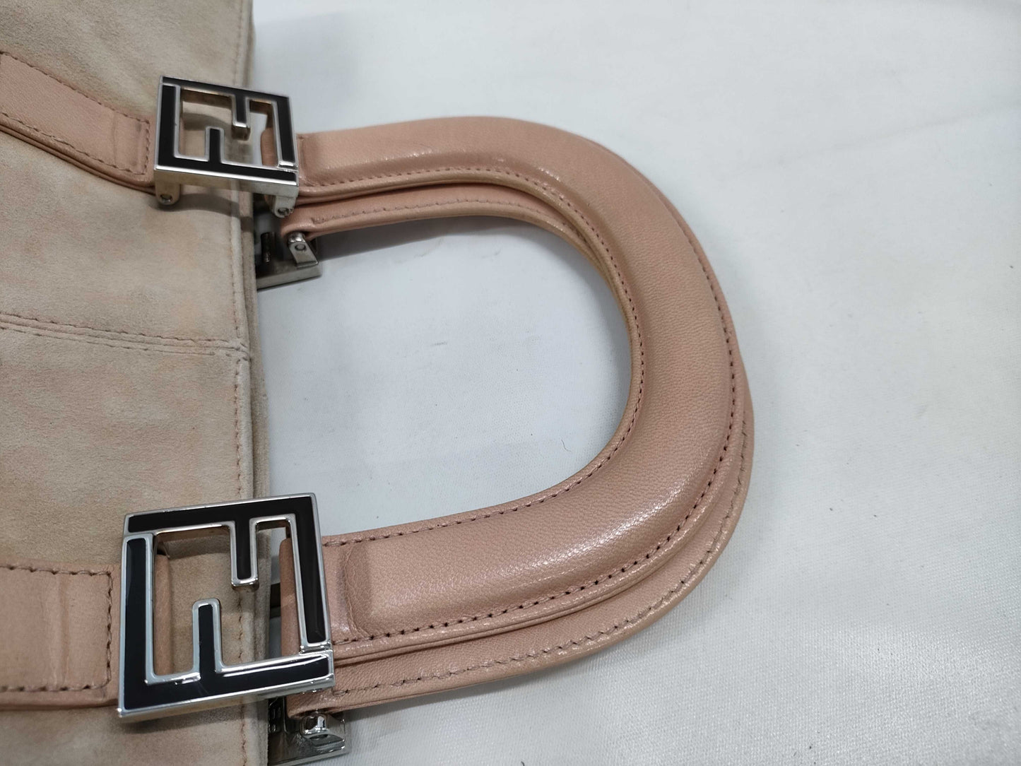 FENDI suede handbag