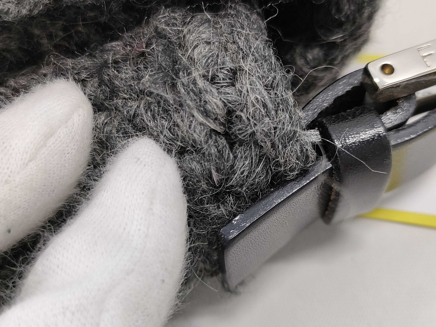 FENDI Mamma Bucket Wool Handbag
