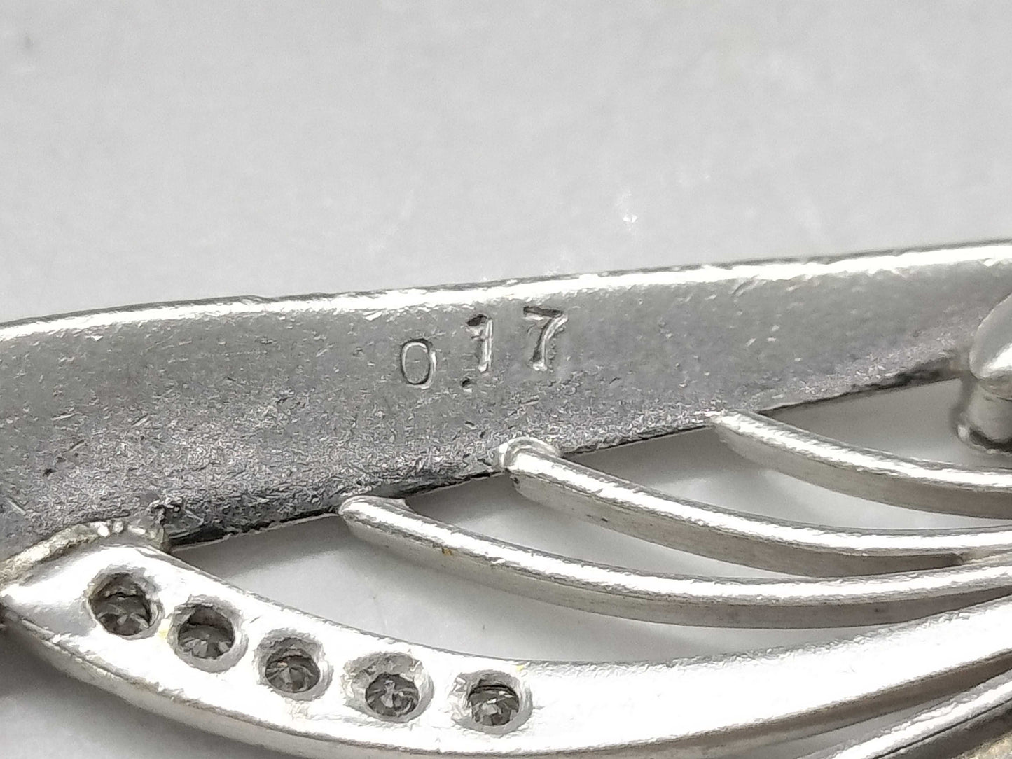 D0.17ct Pt900 7.7g Pendant Top