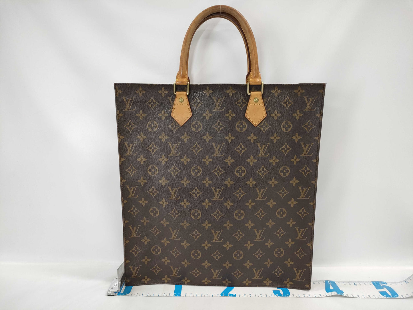 LOUIS VUITTON Monogram Sac Plat Tote Bag