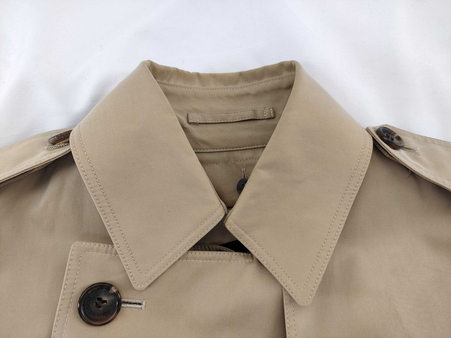 BURBERRY Trench Coat with Liner, Size 36