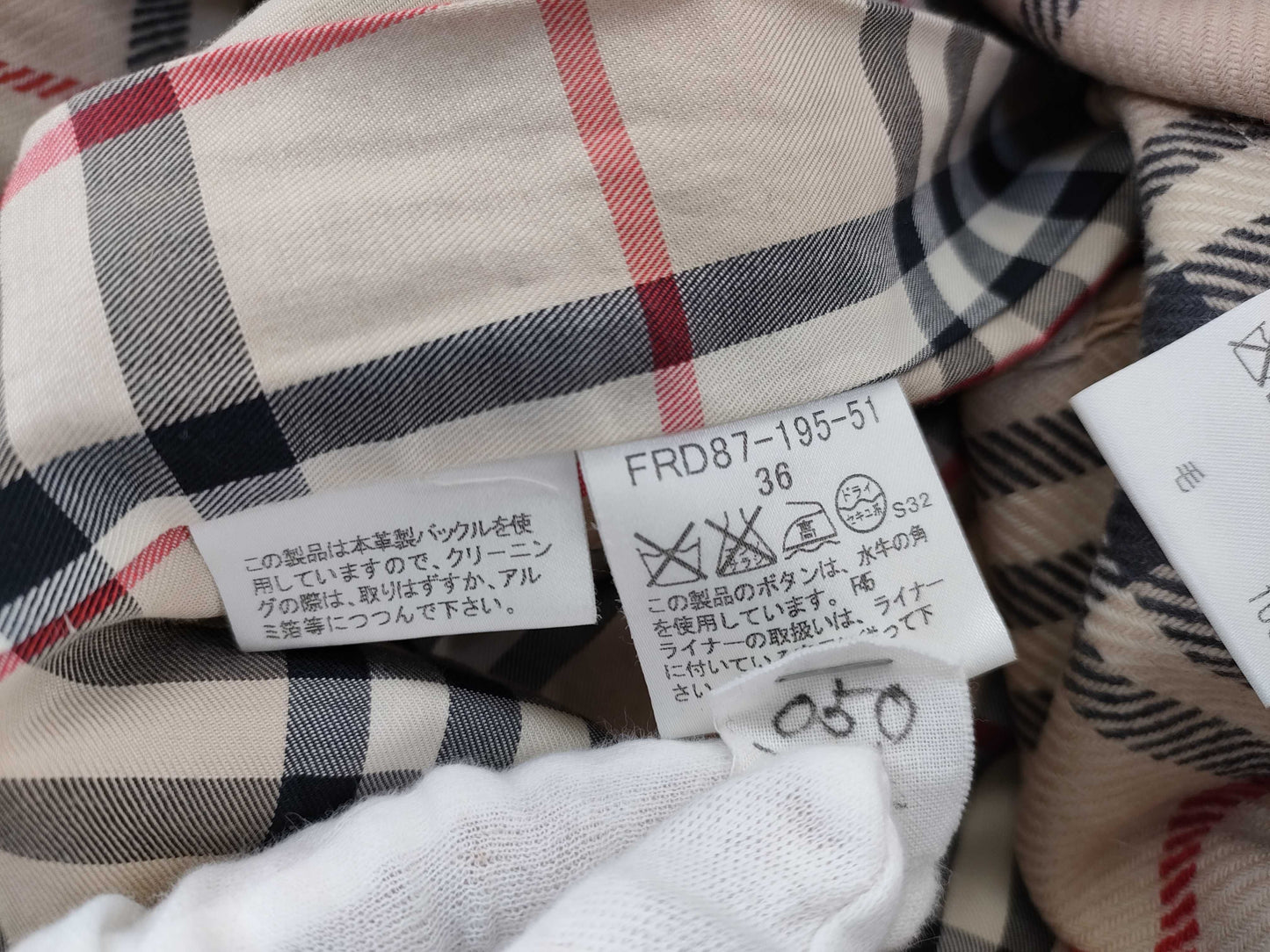 BURBERRY Trench Coat with Liner, Size 36