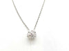 PD 0.03ct D 0.18ct Pt850 2.4g Necklace