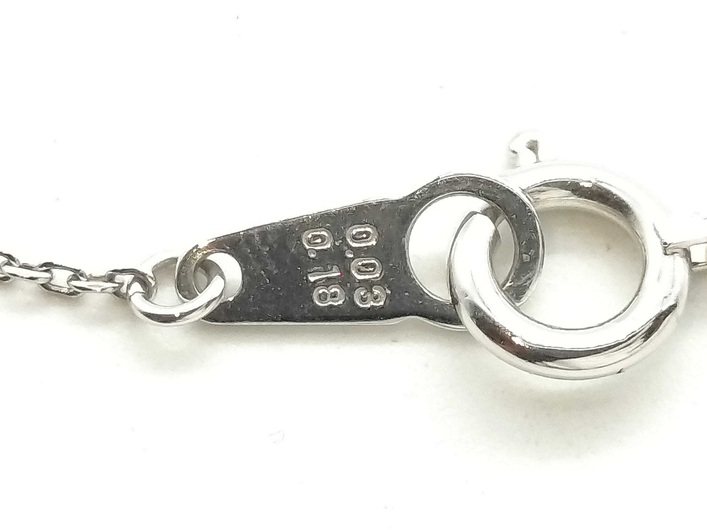 PD 0.03ct D 0.18ct Pt850 2.4g Necklace