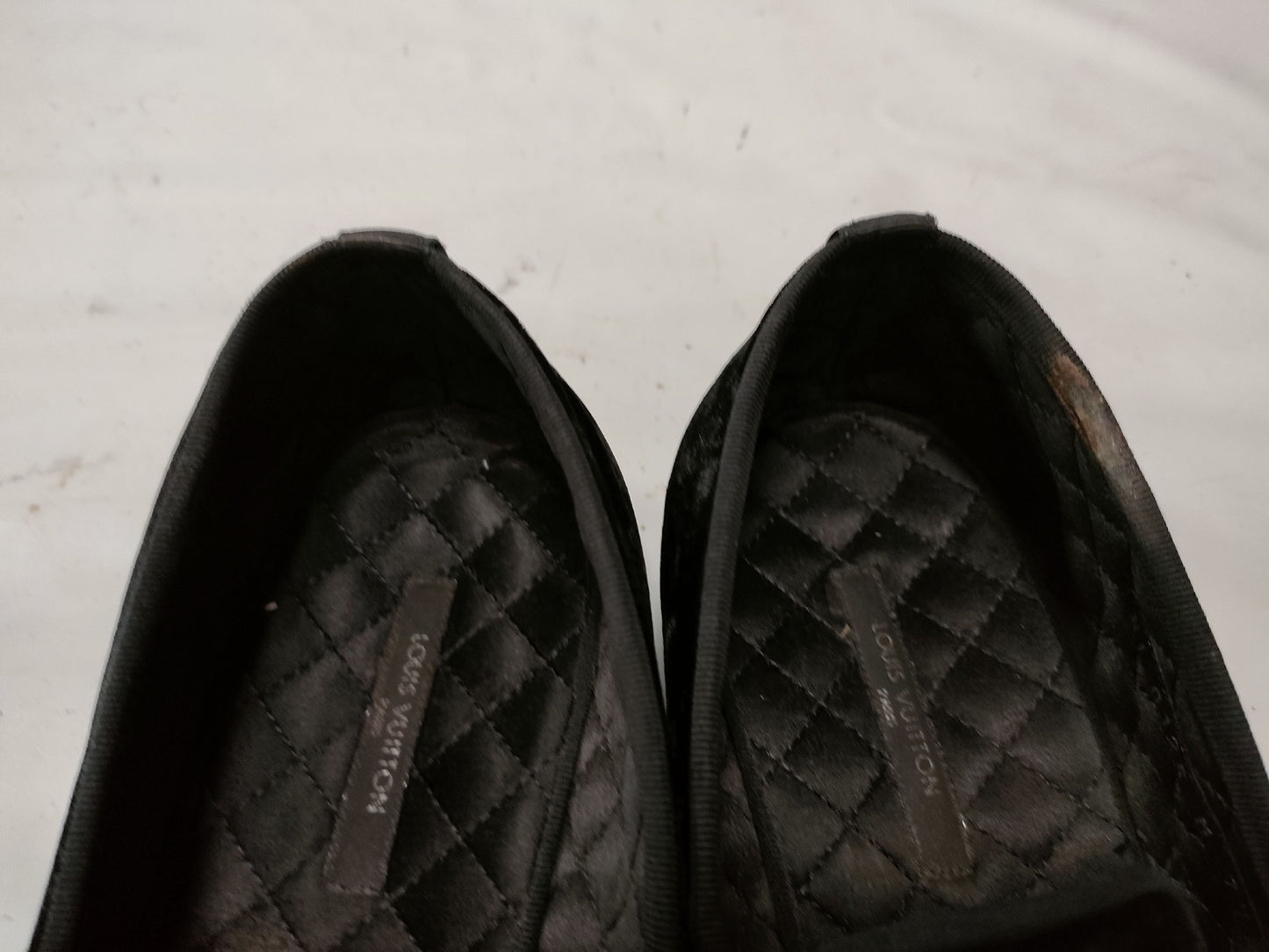 LOUIS VUITTON Triple V Suede Black Loafers