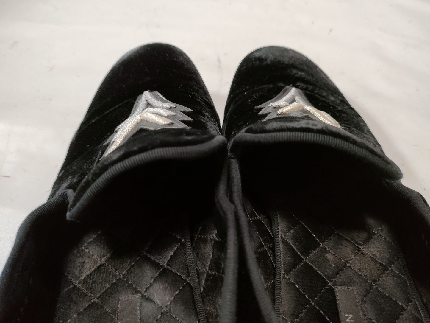 LOUIS VUITTON Triple V Suede Black Loafers