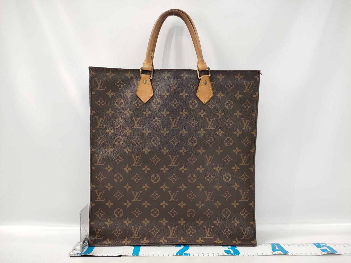 LOUIS VUITTON Monogram Sac Plat Tote Bag