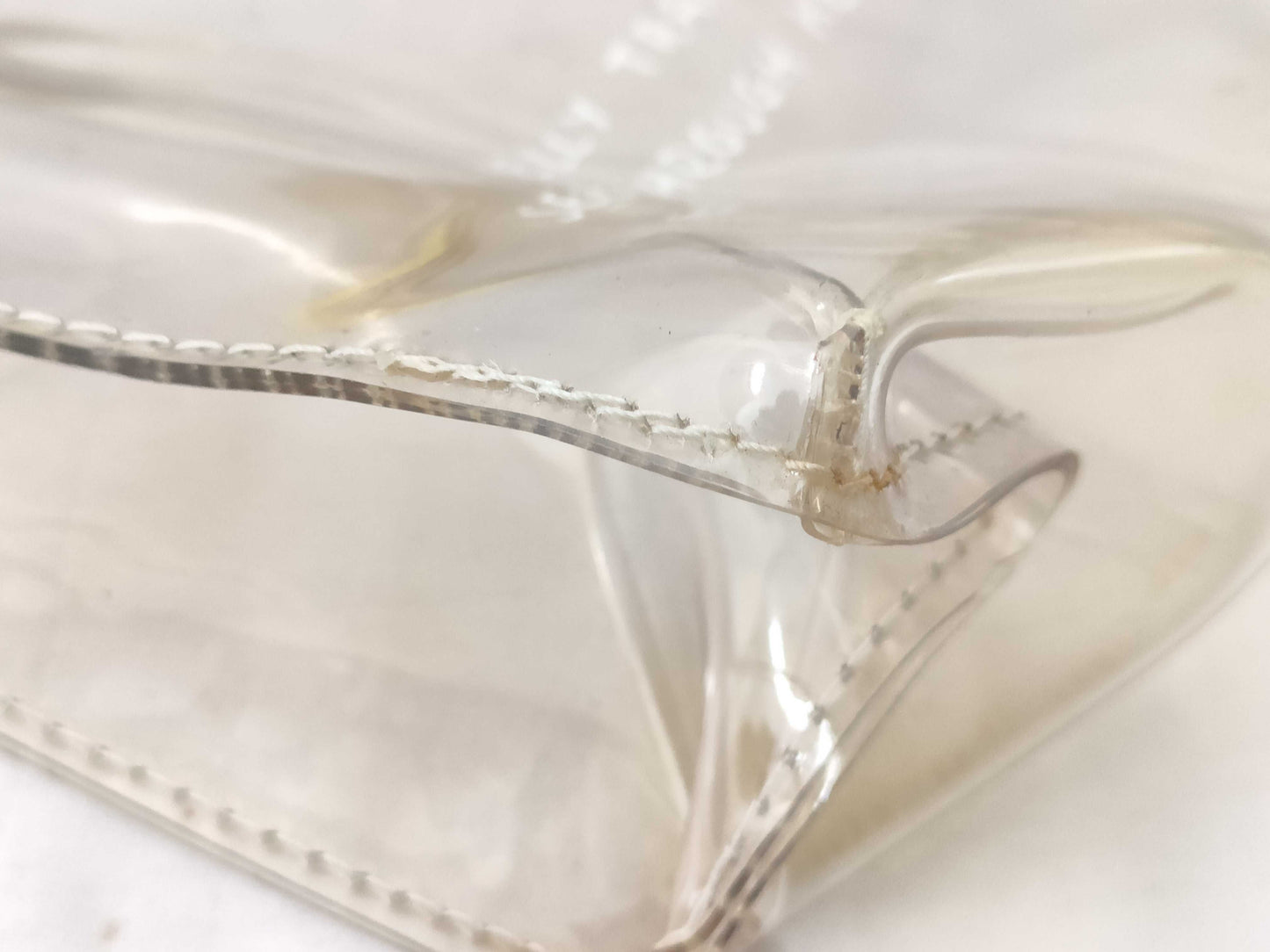 HERMES vinyl bag handbag