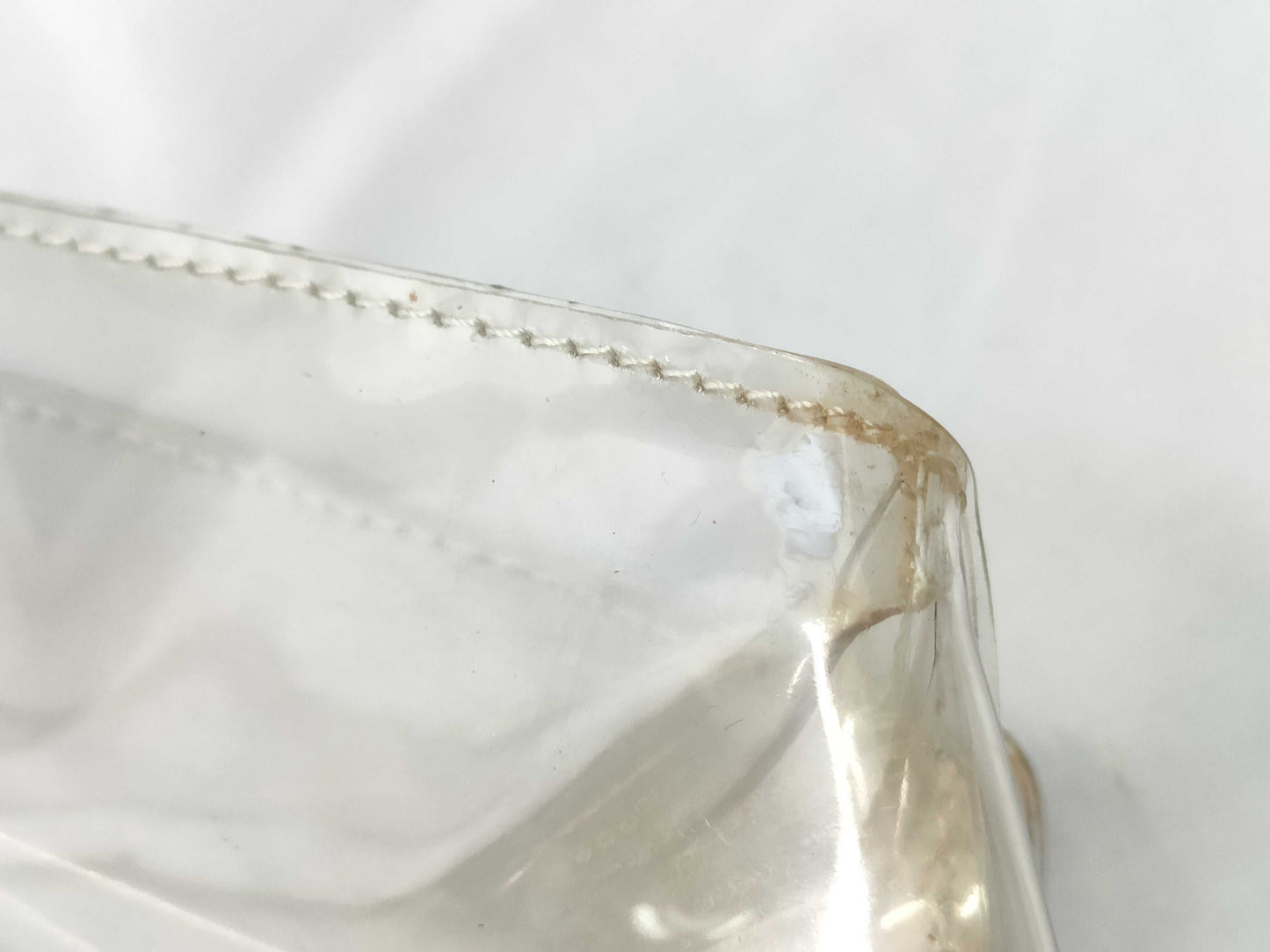 HERMES vinyl bag handbag