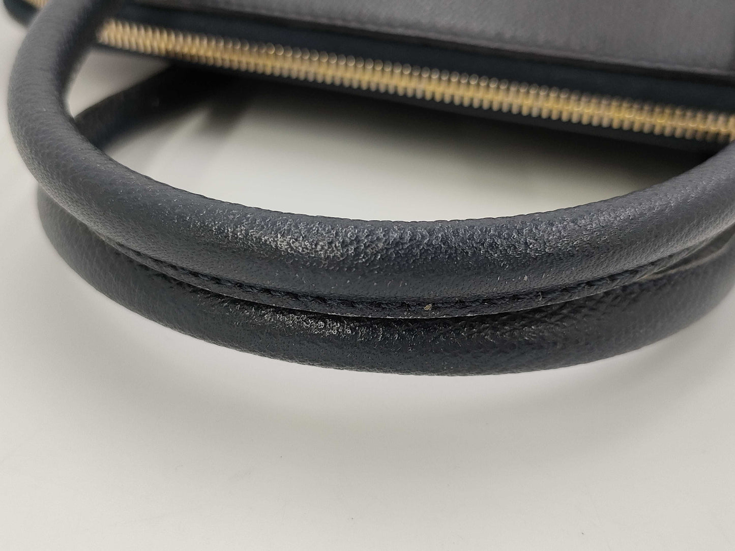CELINE Leather/2-Way/Tote/Black Handbag