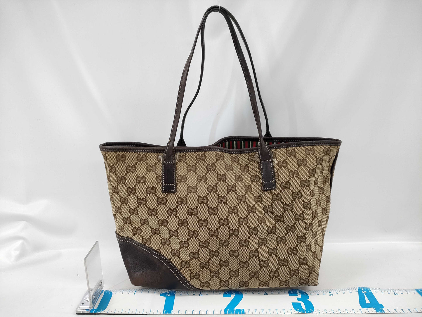 GUCCI GG Canvas Gucci 169946 3444 Handbag Tote Bag