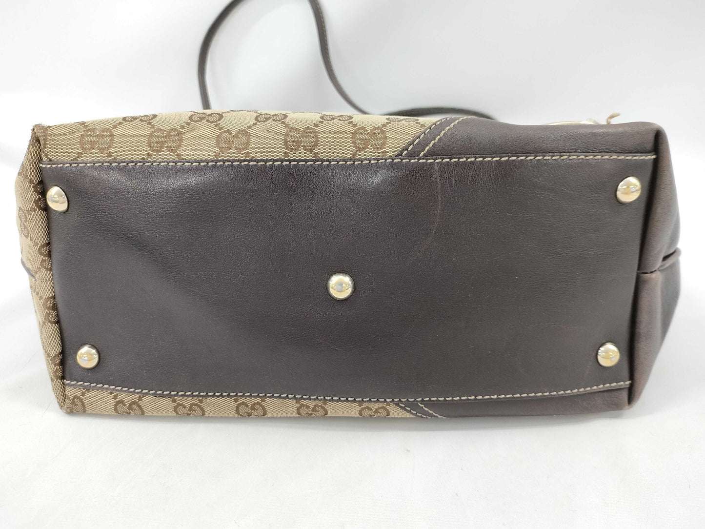 GUCCI GG Canvas Gucci 169946 3444 Handbag Tote Bag
