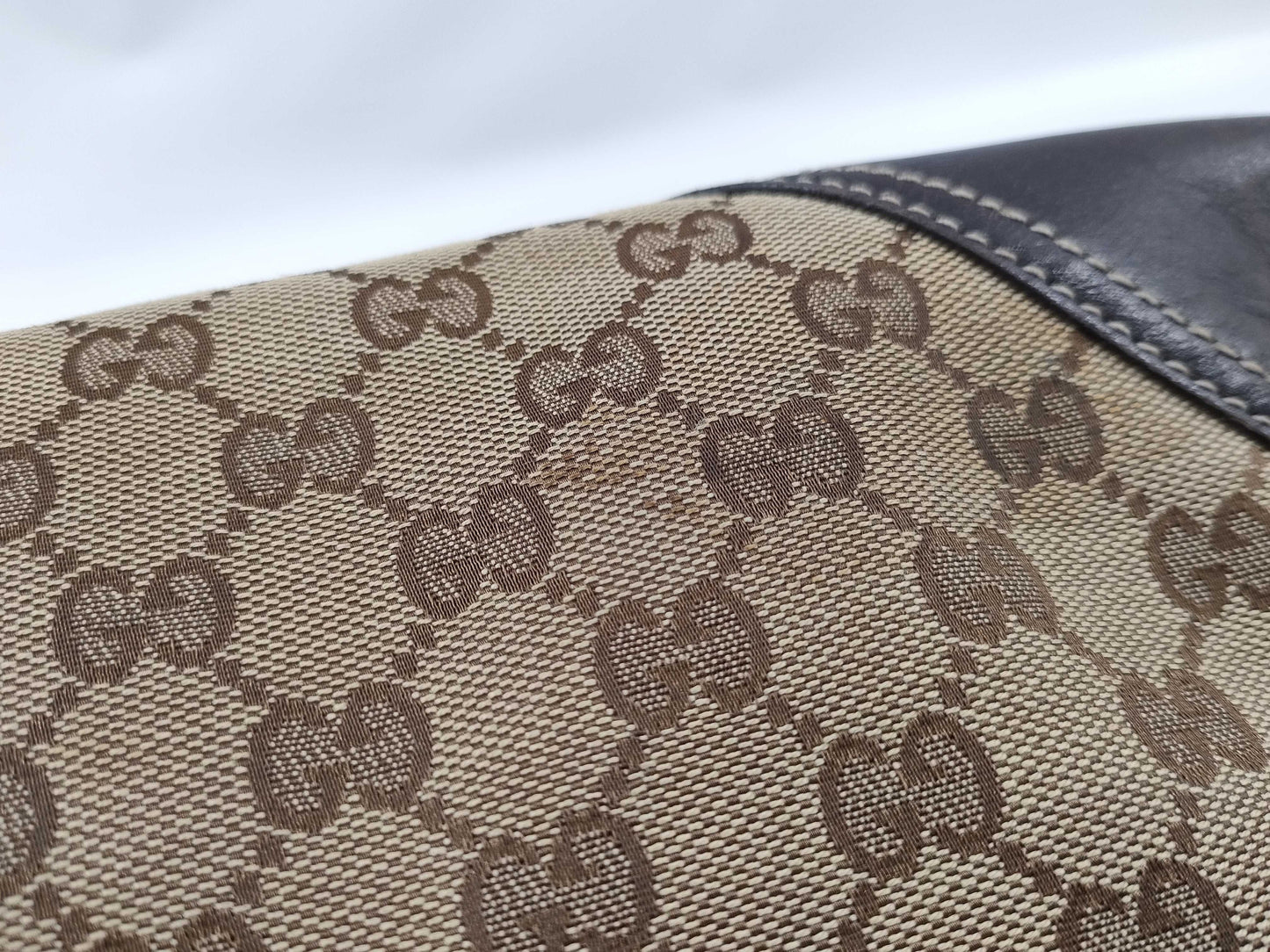 GUCCI GG Canvas Gucci 169946 3444 Handbag Tote Bag