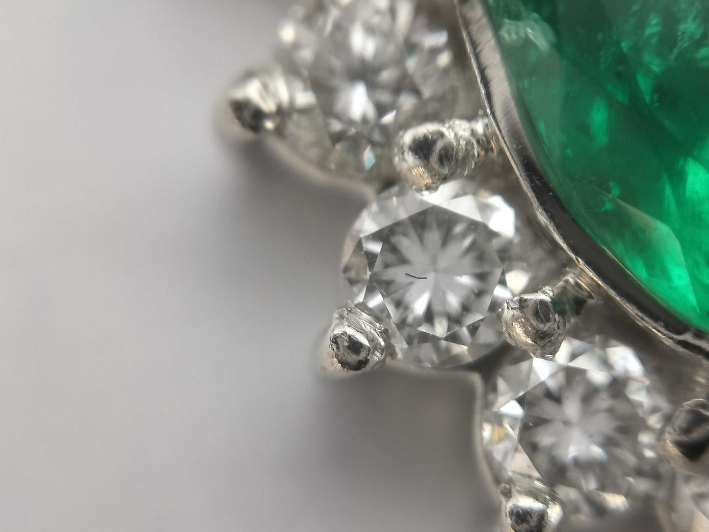 E0.67ct D0.60ct PT900/850 11.2g Necklace