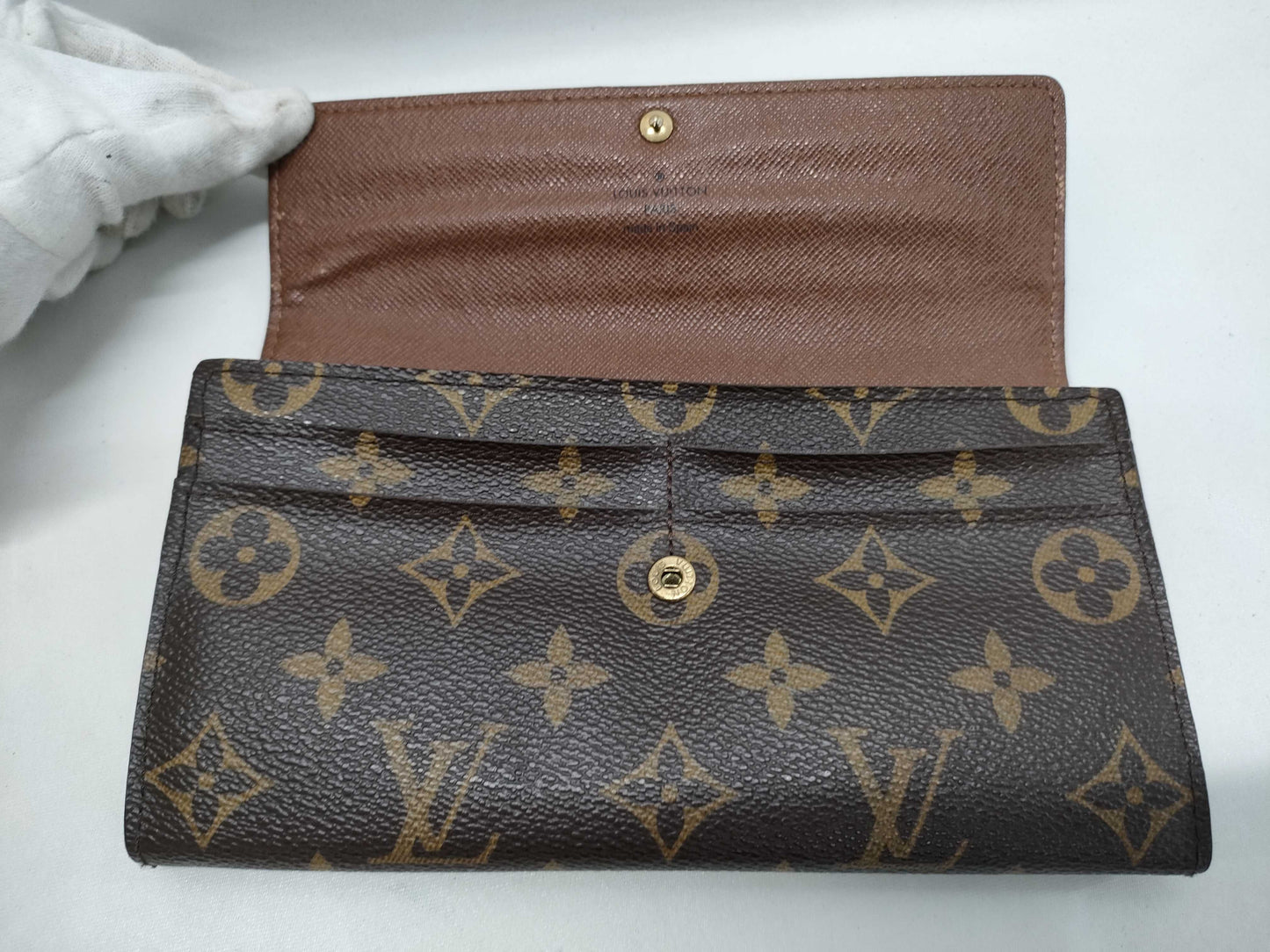 LOUIS VUITTON Monogram Portefeuille Sarah Wallet