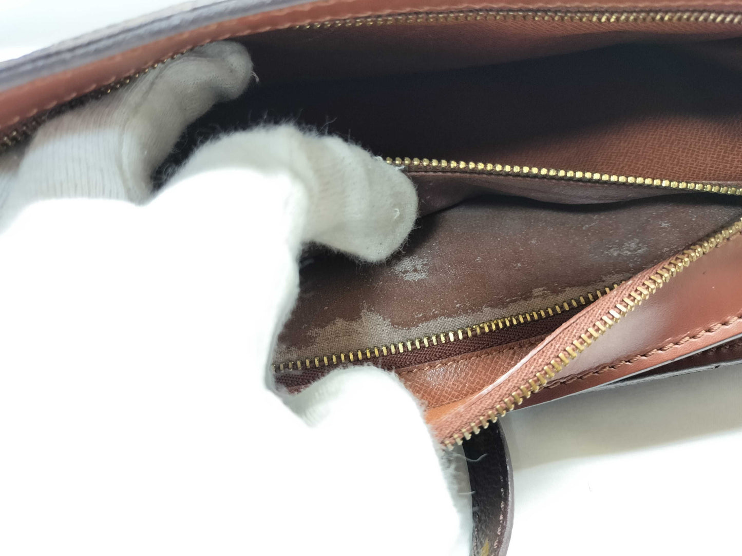 LOUIS VUITTON 883FC Monogram Enghien/Vintage/3-Digit Serial Number Shoulder Bag