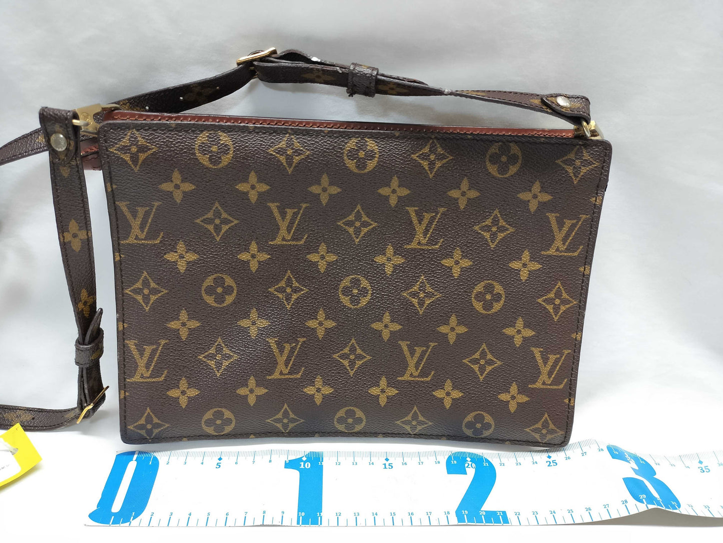 LOUIS VUITTON 883FC Monogram Enghien/Vintage/3-Digit Serial Number Shoulder Bag