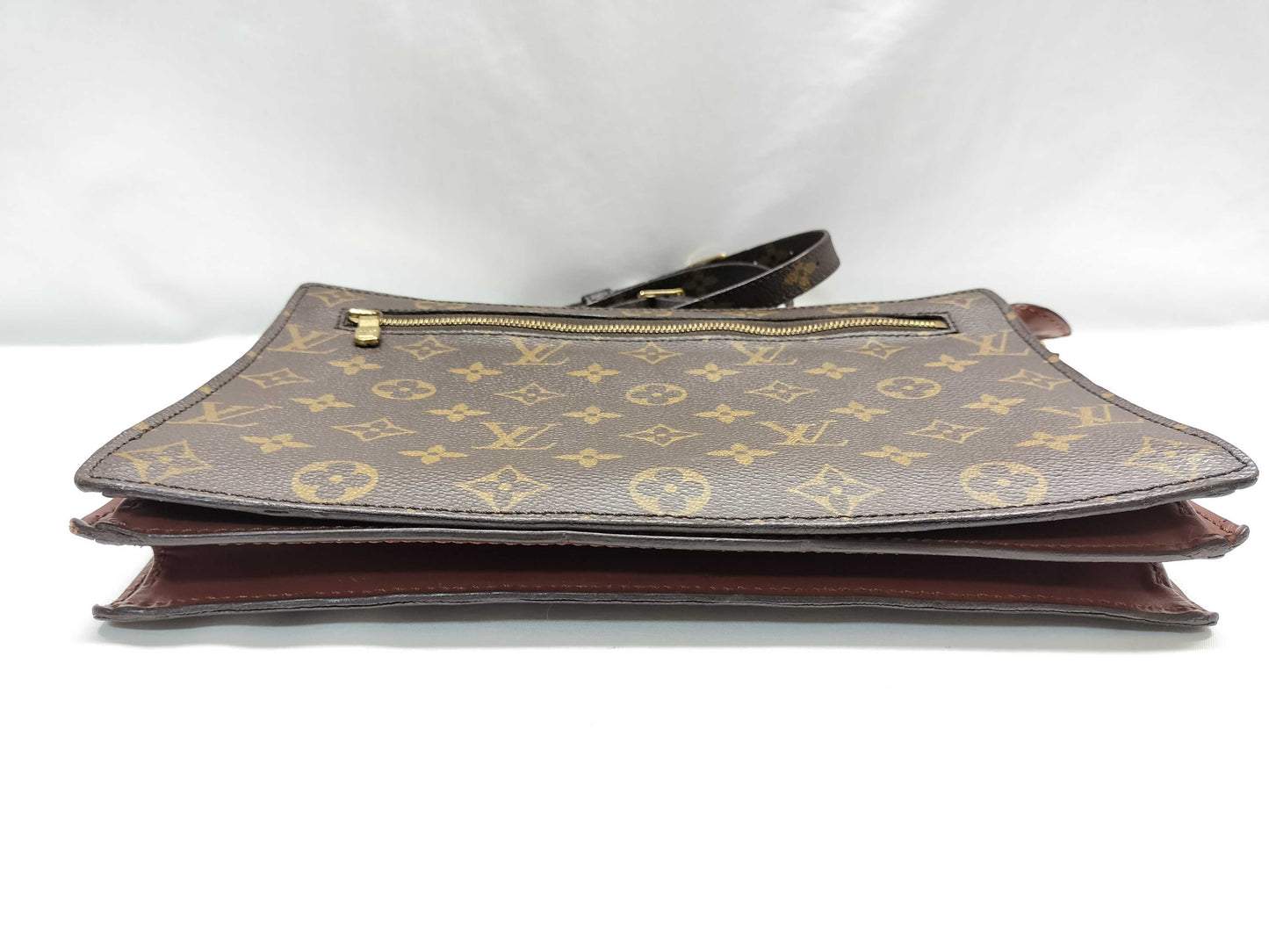 LOUIS VUITTON 883FC Monogram Enghien/Vintage/3-Digit Serial Number Shoulder Bag