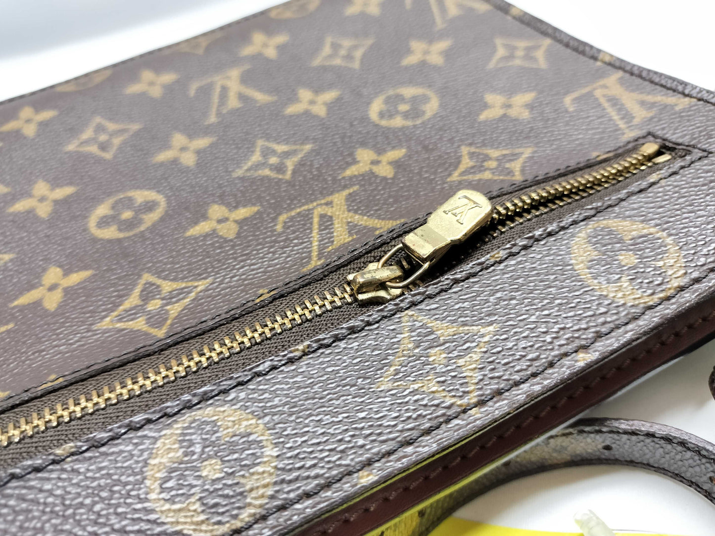 LOUIS VUITTON 883FC Monogram Enghien/Vintage/3-Digit Serial Number Shoulder Bag