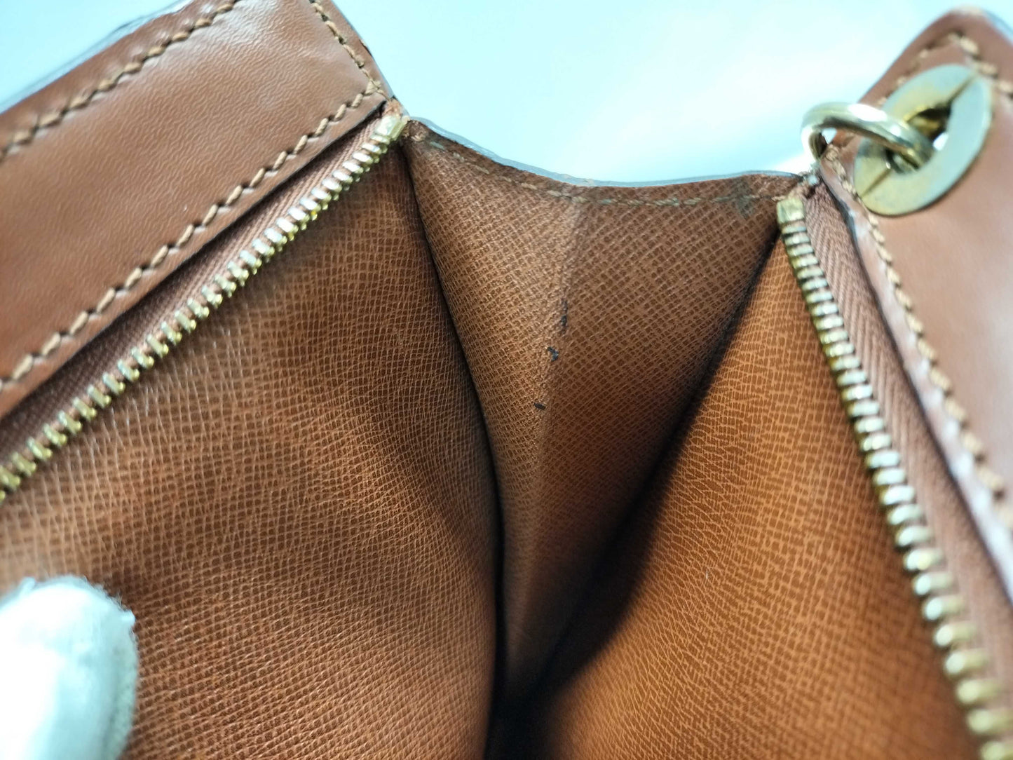 LOUIS VUITTON 883FC Monogram Enghien/Vintage/3-Digit Serial Number Shoulder Bag