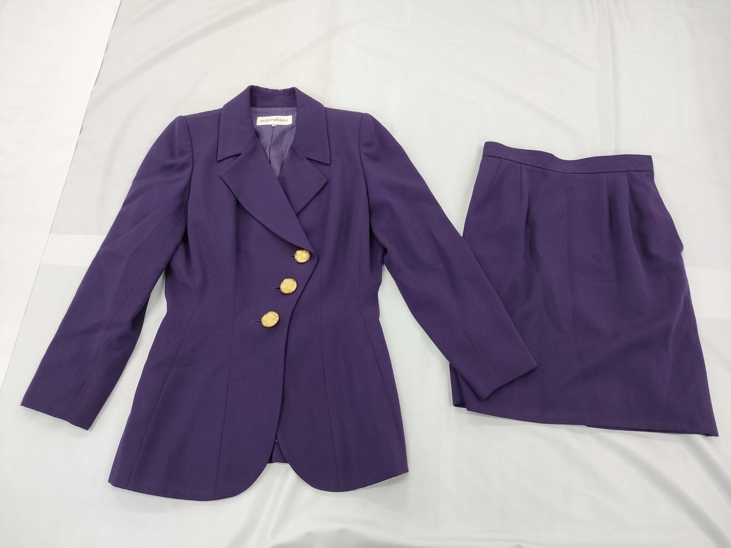 Yves Saint Laurent YSL Set Purple Jacket