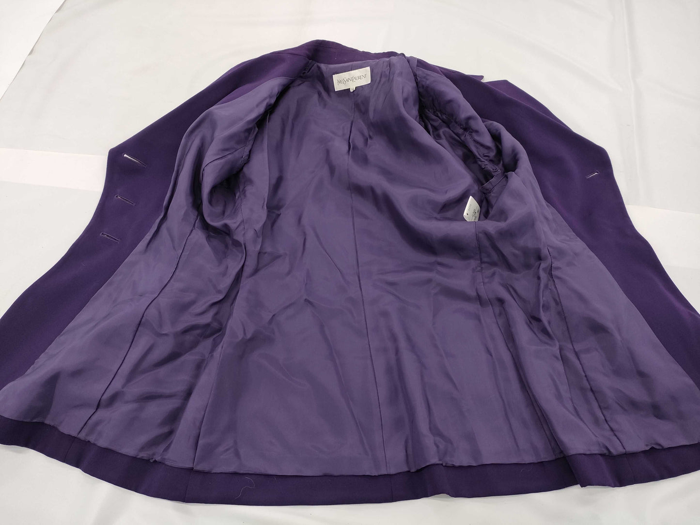 Yves Saint Laurent YSL Set Purple Jacket