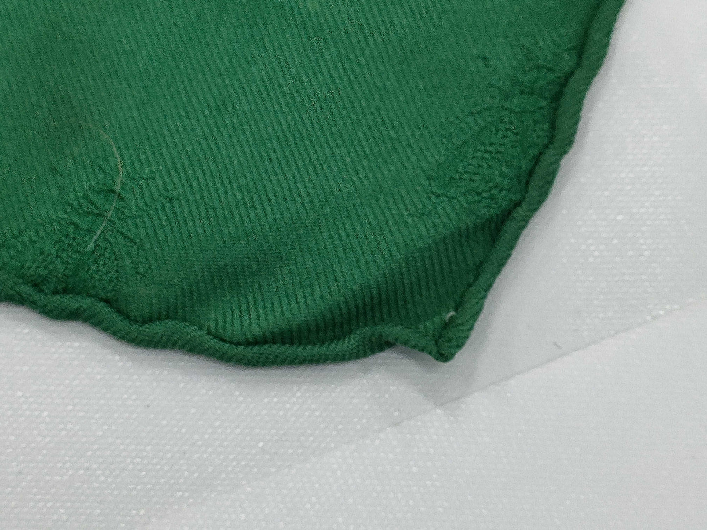 HERMES Carre Carre 90 Green Scarf