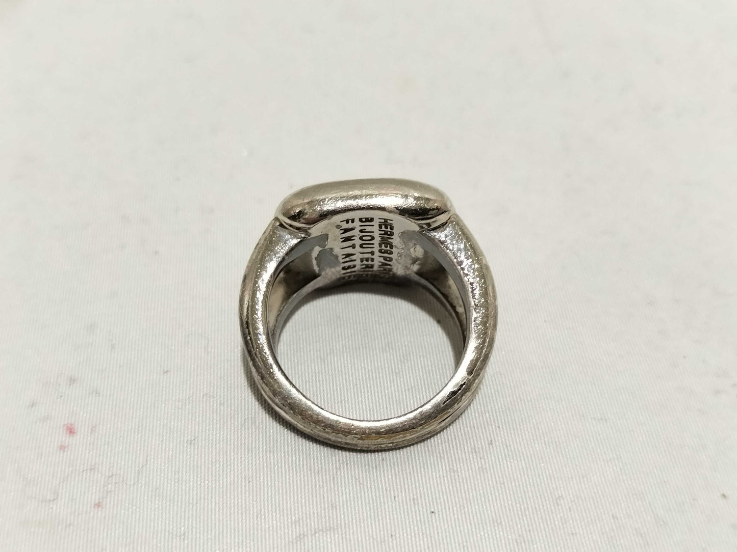 HERMES Corozo Ring/Shell/Large Scuffs Ring