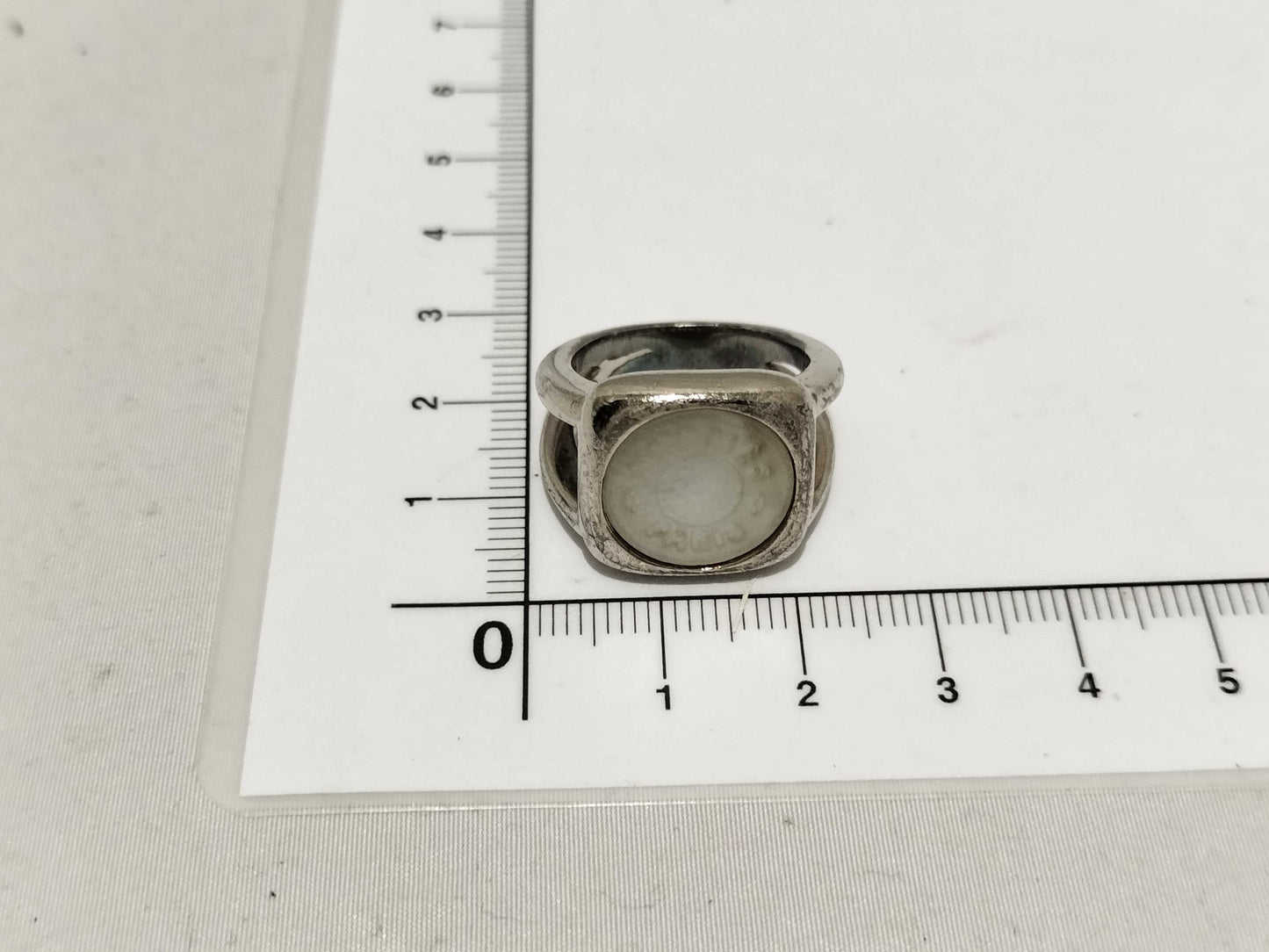 HERMES Corozo Ring/Shell/Large Scuffs Ring